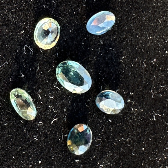 2.465 CT Natural Bi-Color Sapphire Lot. Only Heated Oval 6 Pcs Gem - Picture 11 of 17